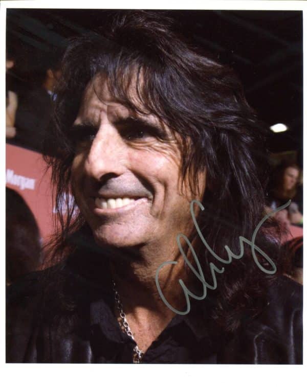 Alice Cooper Hand-Signed Photo