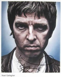 Noel Gallagher Hand-Signed Photo