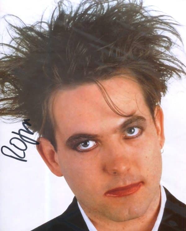 Robert Smith Hand-Signed Photo