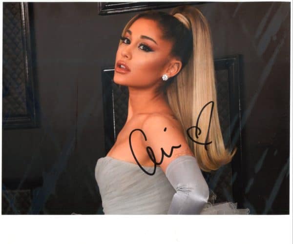 Ariana Grande Hand-Signed Photo