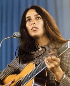 Joan Baez Hand-Signed Photo