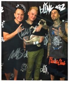 Blink 182 Hand-Signed Photo