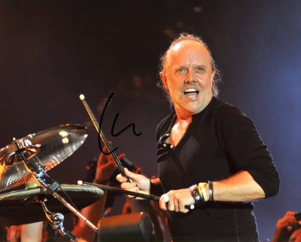 Lars Ulrich (Metallica) Hand-Signed Photo