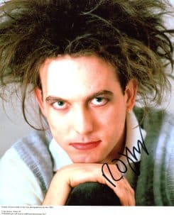 Robert Smith Hand-Signed Photo