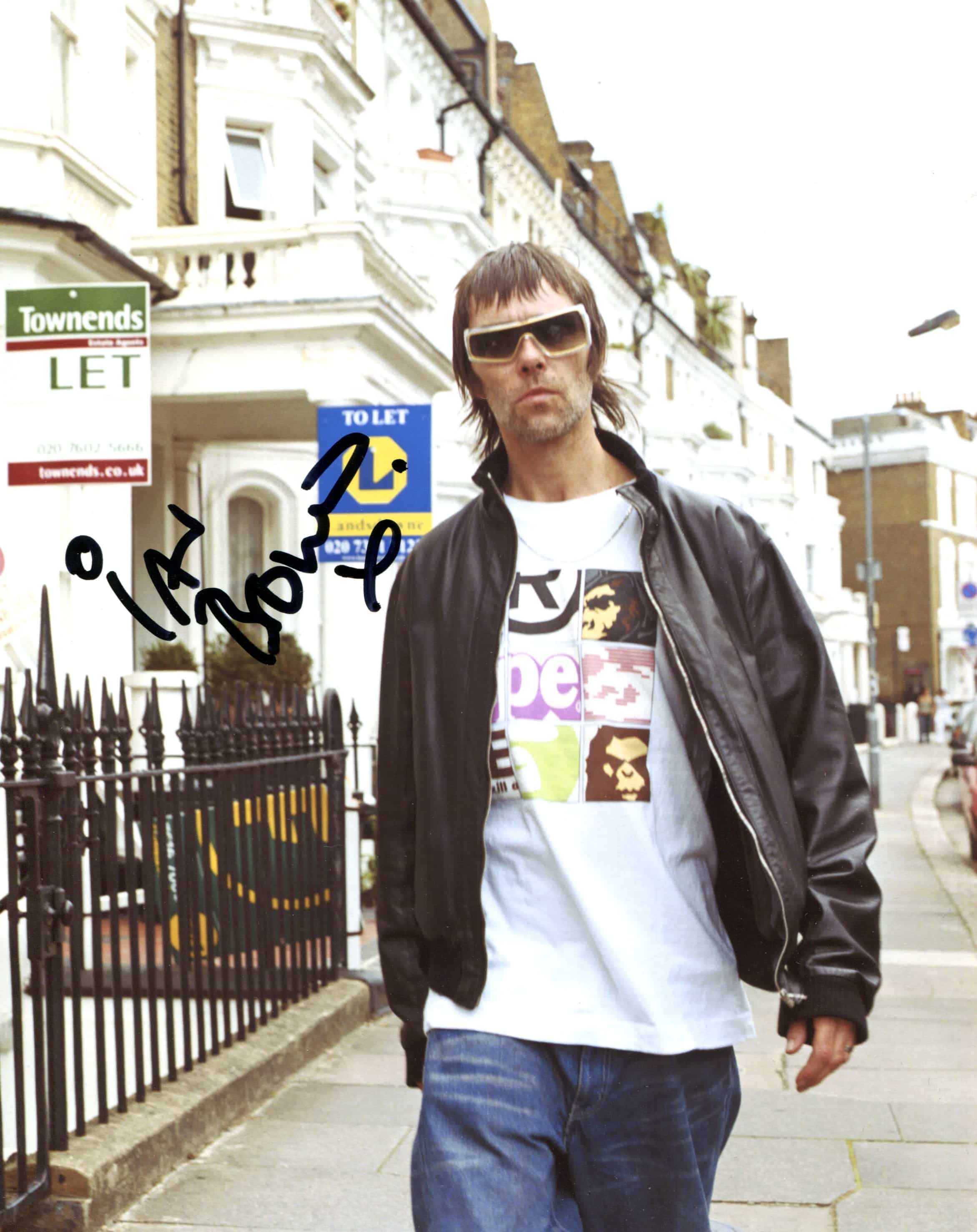 Ian Brown Hand-Signed Photo