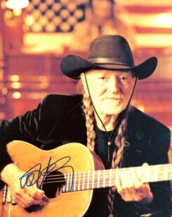 Willie Nelson Hand-Signed Photo