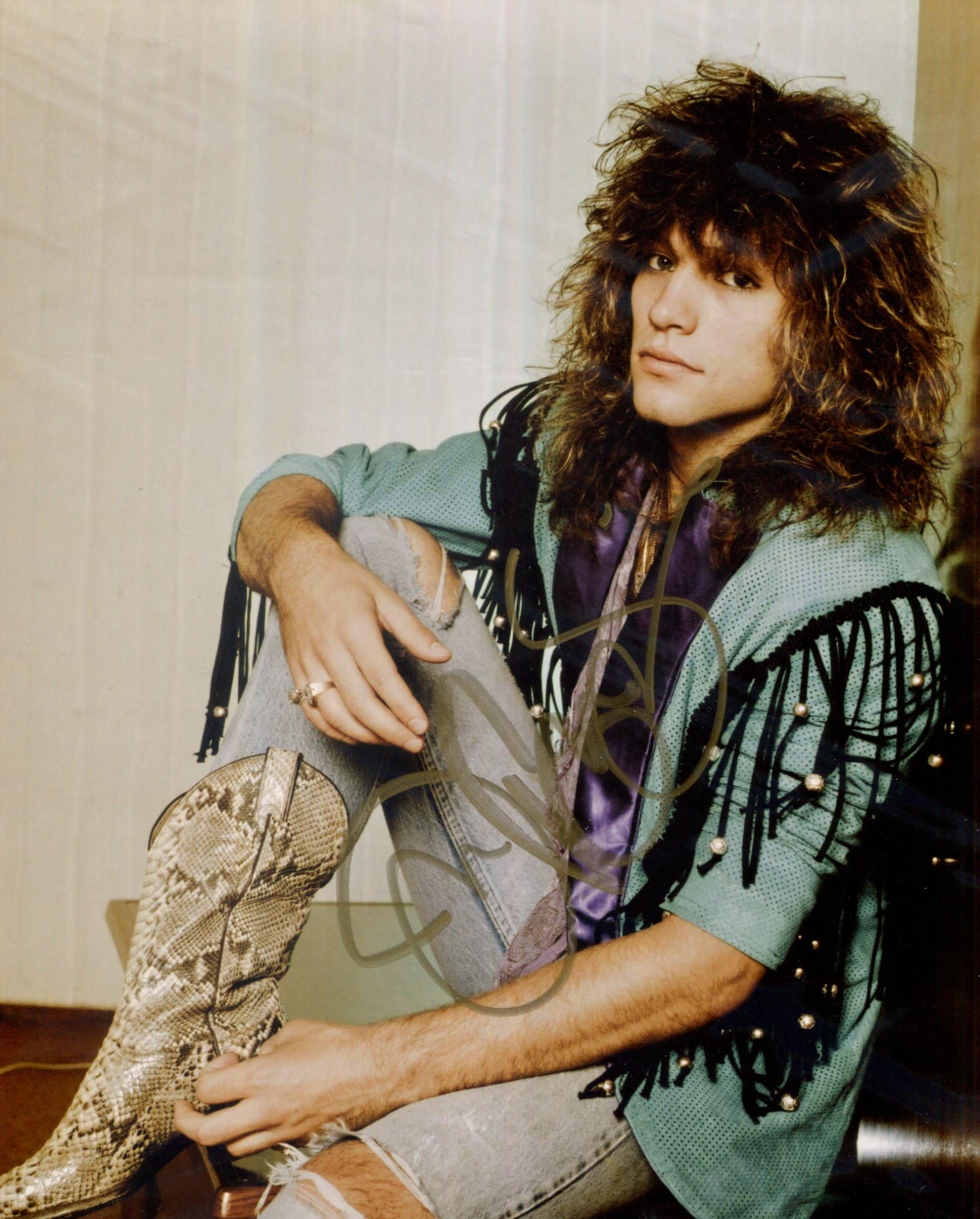 Jon Bon Jovi Hand-Signed Photo