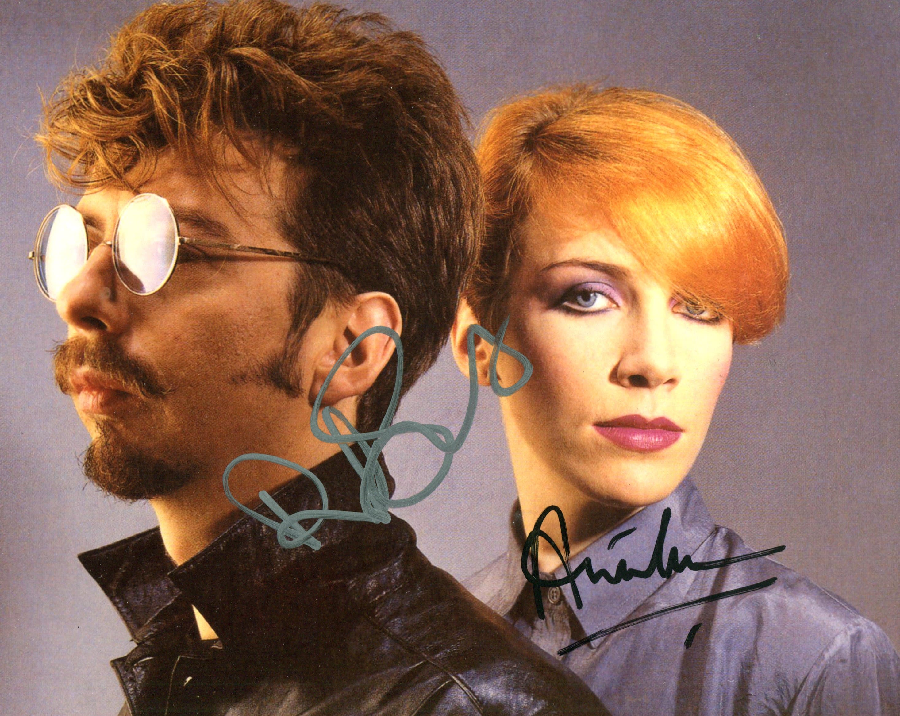 The Eurythmics Hand-Signed Photo